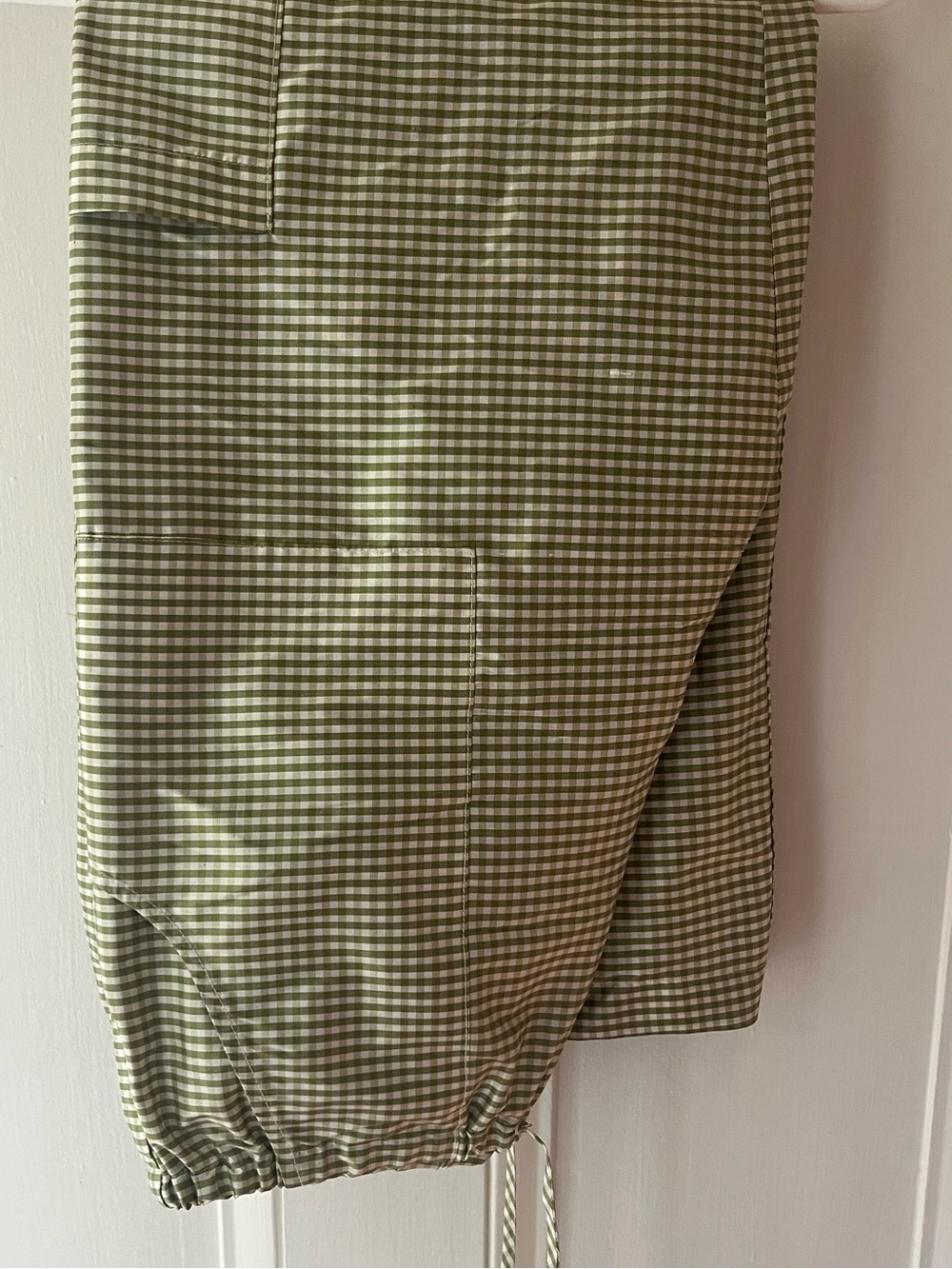 Donni Silk Taffeta Cargo Pants